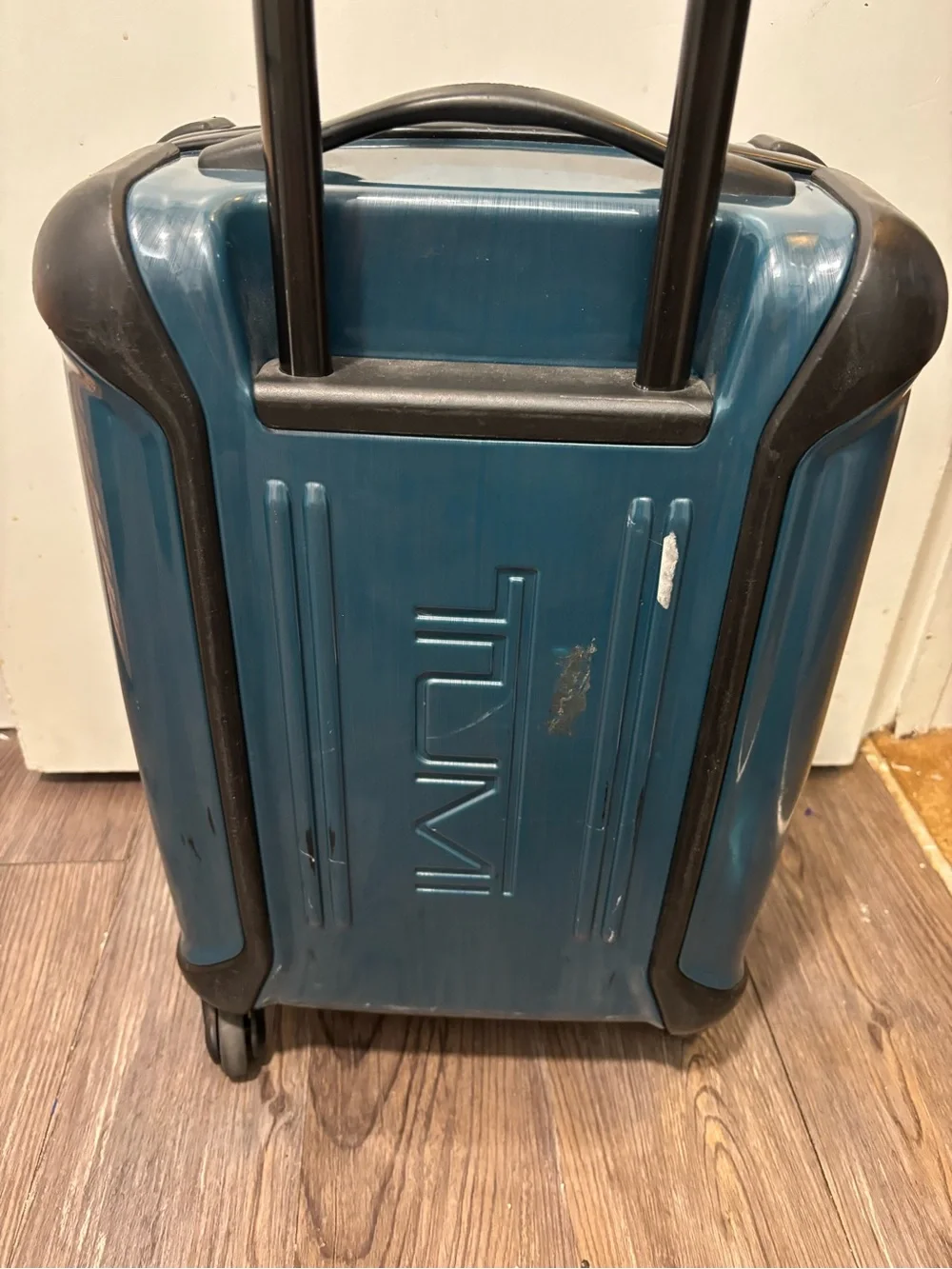 Tumi Vapor 21 in Continental Carry-On Hardcase Spinner Luggage Dark Teal *AS IS*